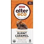 Alter Eco | Chocolate Bars | Pure Dark Cocoa, Fair Trade, Organic, Non-GMO, Gluten Free (12-Pack Dark Salted Burnt Caramel)