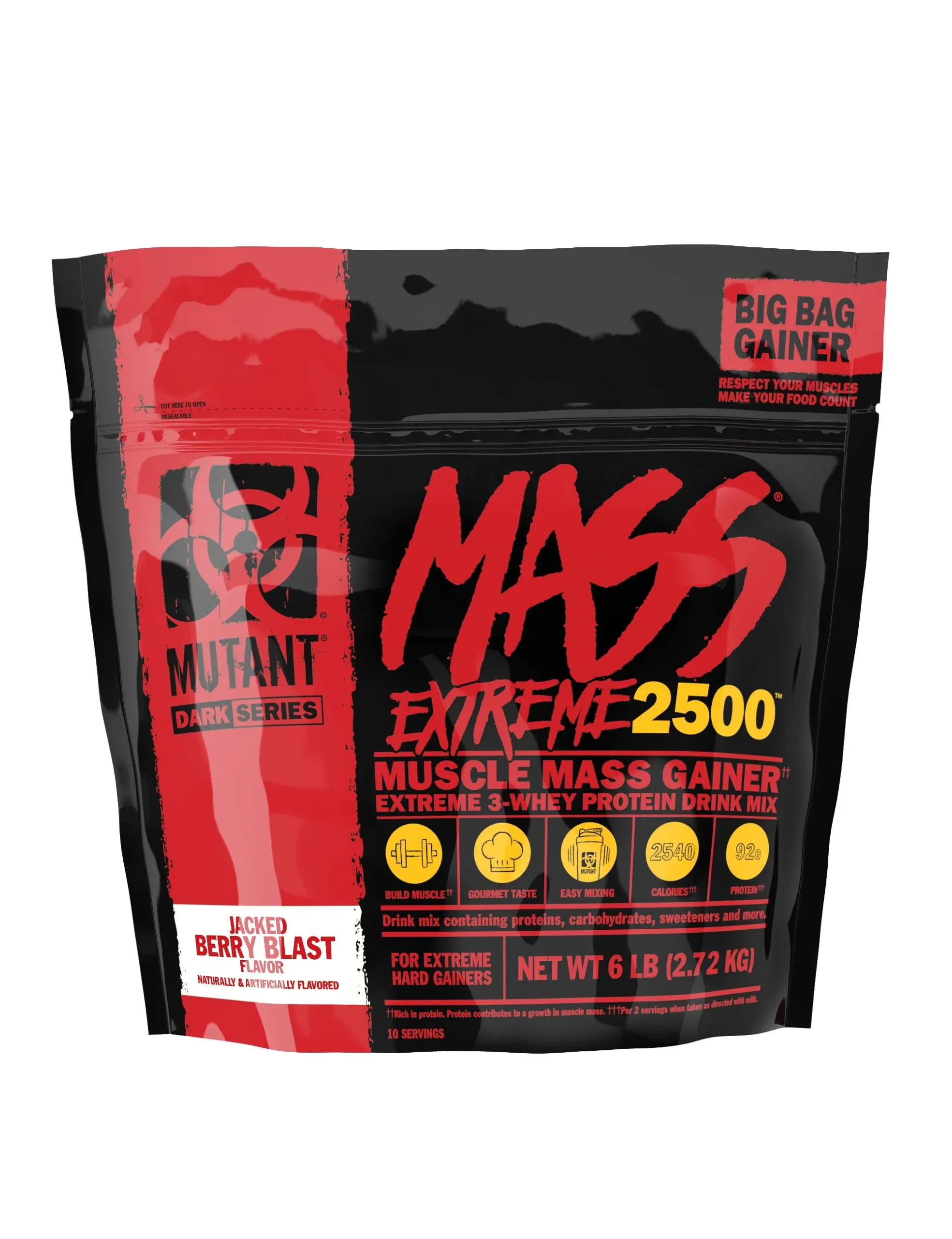 Mutant Mass Extreme 2.72kg Jacked Berry Blast: Massive Gains, Berry Explosion