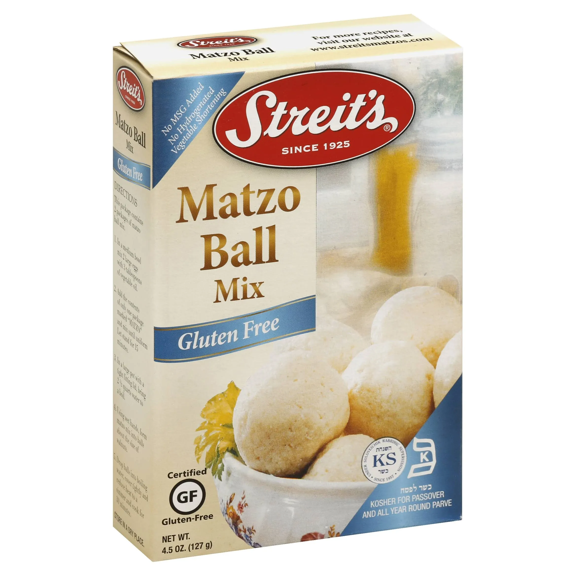 Gluten-Free Matzo Ball Mix | 4.5 oz | Streit's | Good Eggs