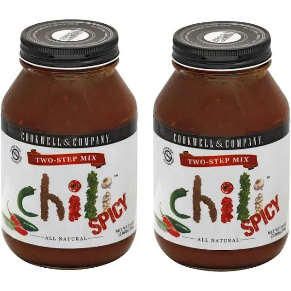 Chili SPICY 2 Glass Jars 33 oz. (936g) each