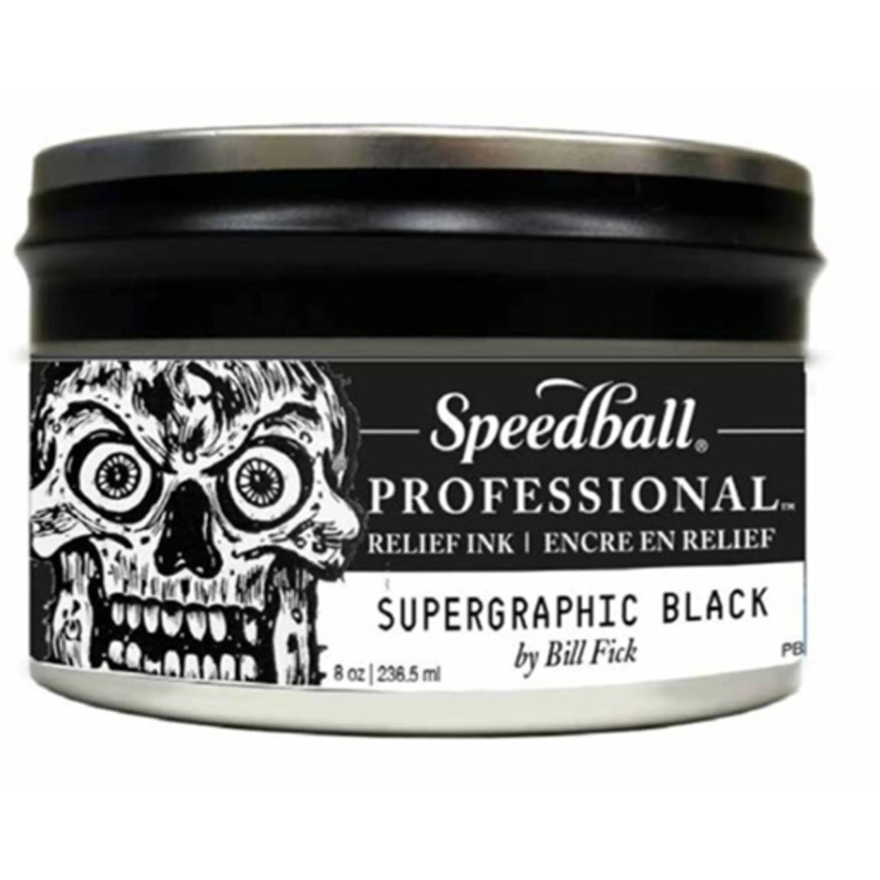 PROFESSIONAL RELIEF INK SUPERGRAPHIC BLACK 8oz