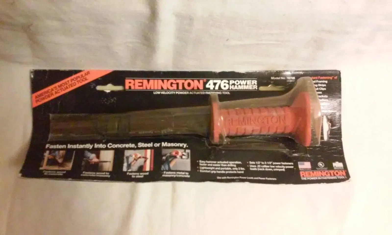 Remington 476 Power Hammer, Low Velocity Powder Actuated Fastening Tool USA