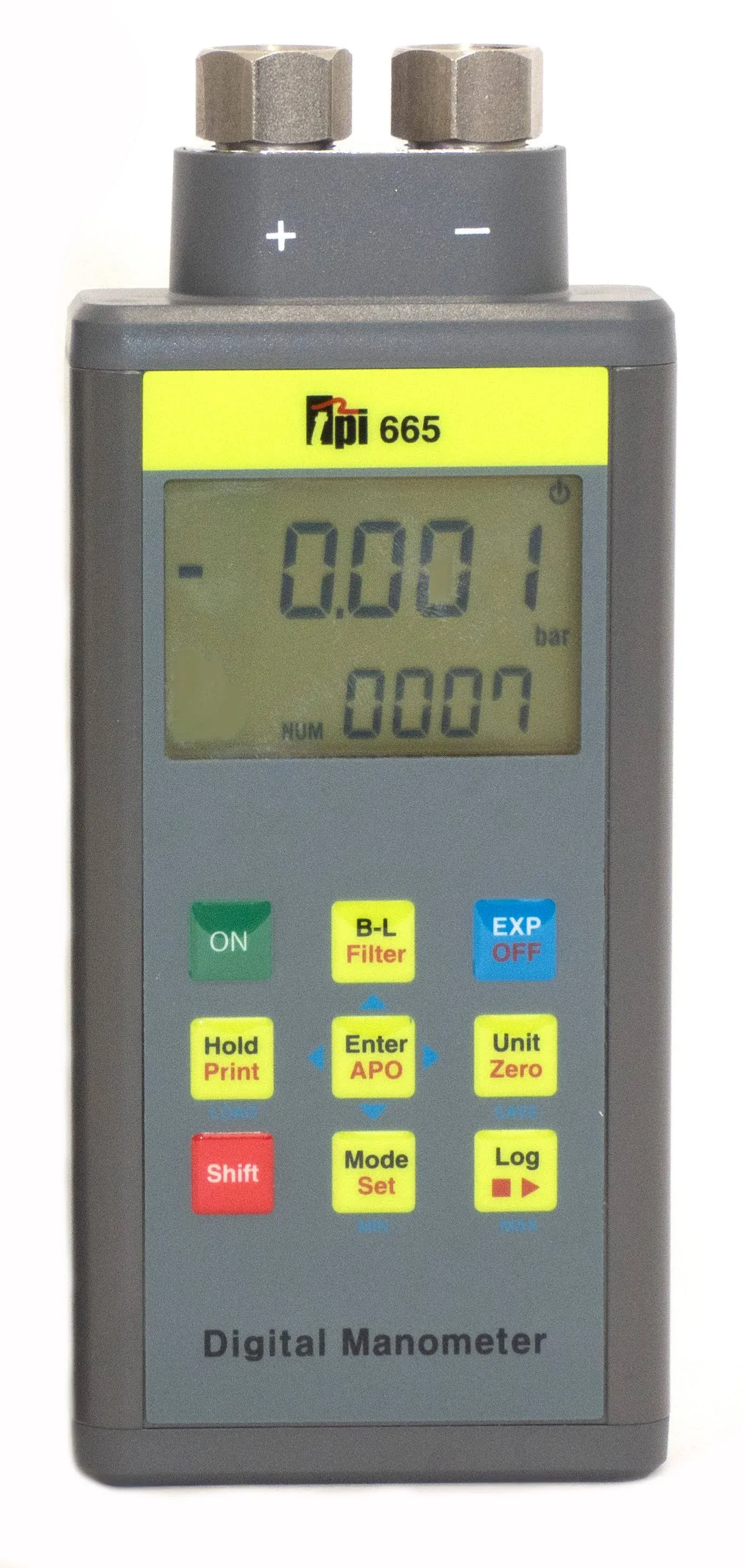 Digital Manometer, +/-101.5 psi, LCD