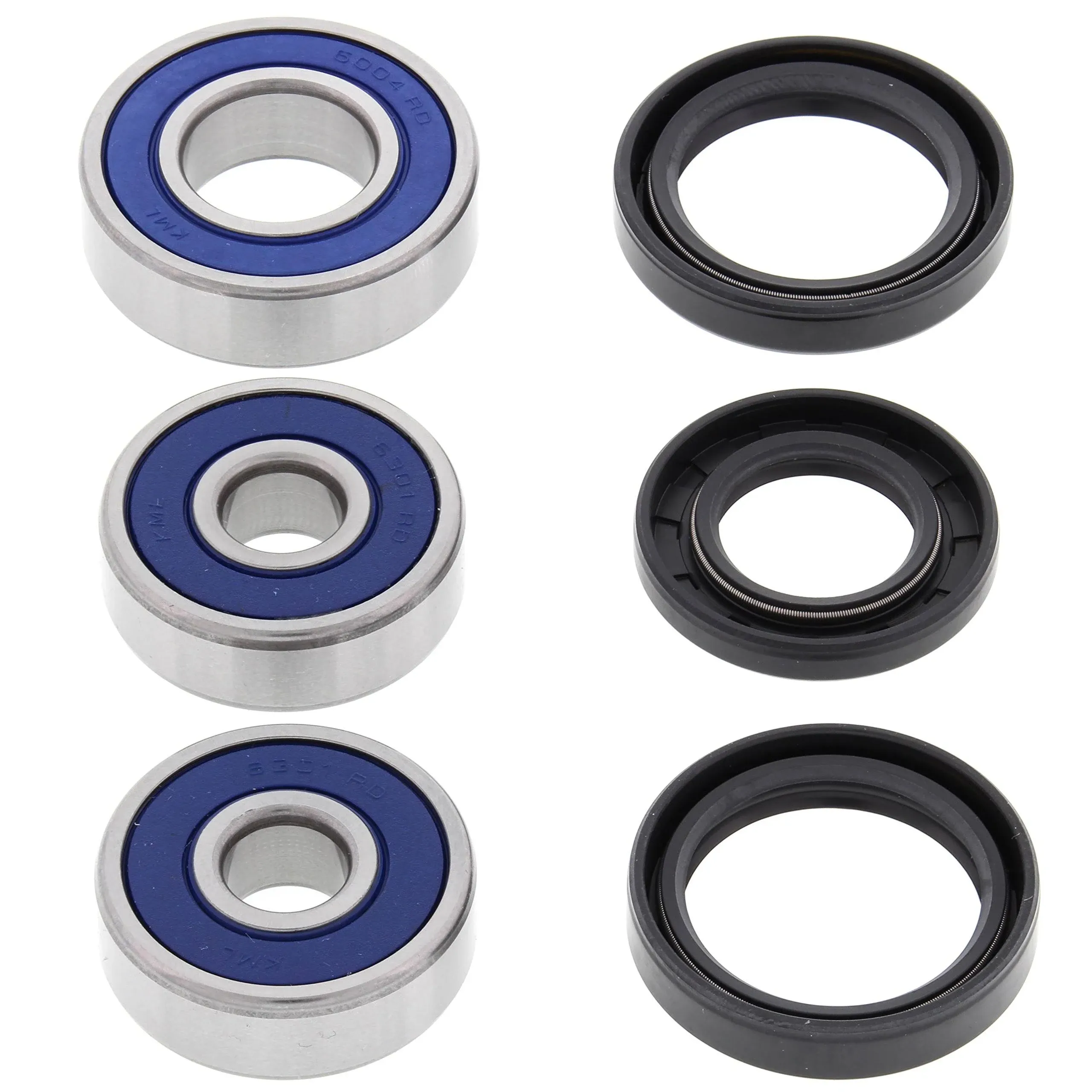 All Balls Racing Rear Wheel Bearing Kit 25-1095 Compatible with/Replacement for Yamaha MX100 1979-1983, PW80 1983-2006, RS100 1975-1976, RT100 1990-2000, TTR90 2000-2008