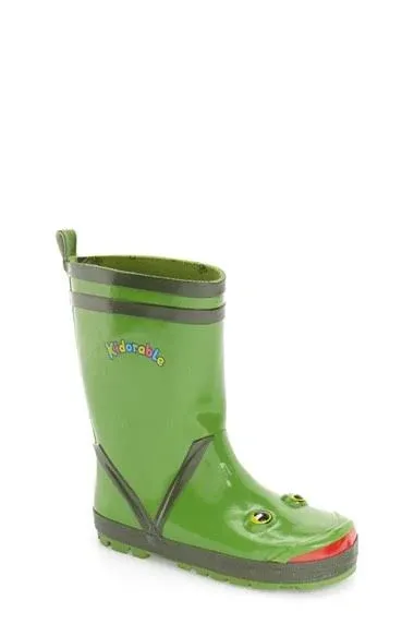 Kidorable 11 Frog Rain Boots Green