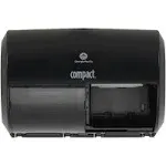 Compact 2-Roll Side-by-Side Coreless High-Capacity Toilet Paper Dispenser by GP