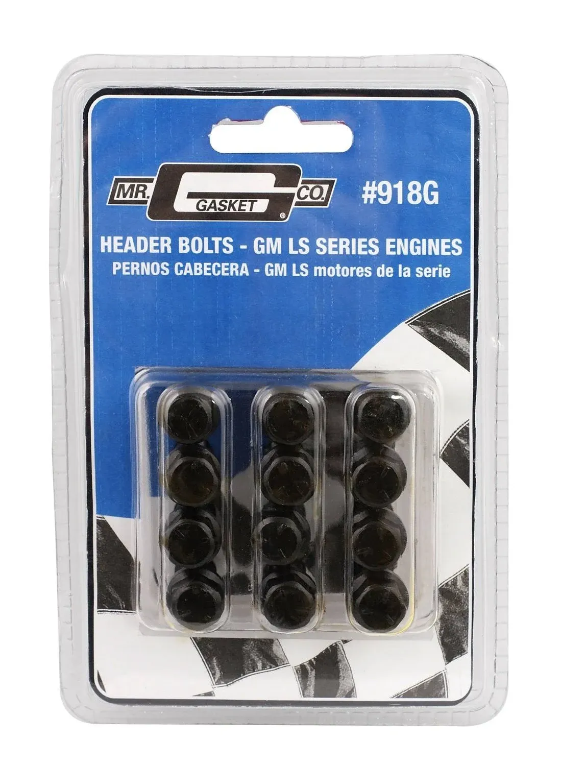 Mr. Gasket 918G Metric Header Bolt, (Set of 12)