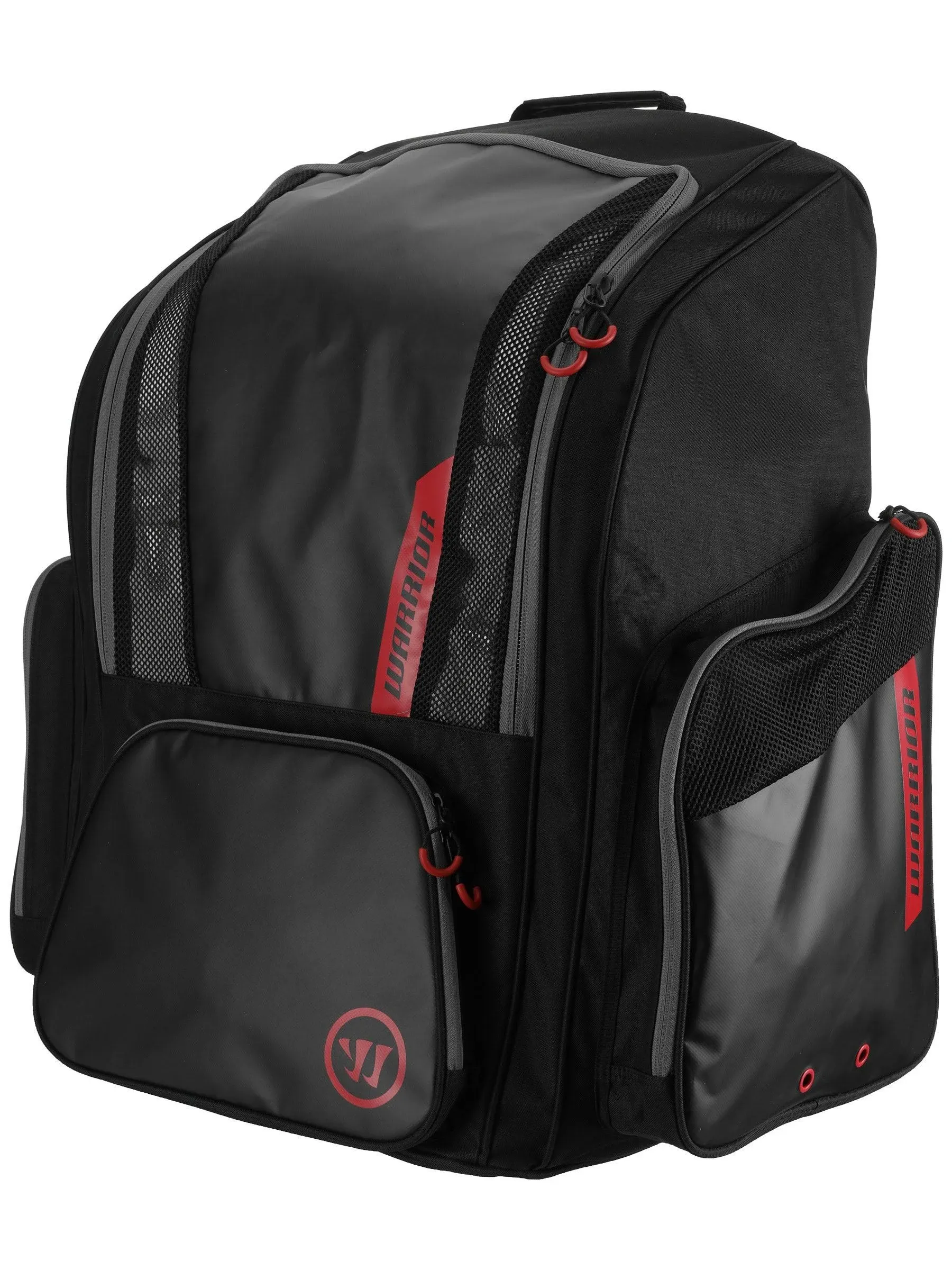 WARRIOR Hockey Pro Carry Backpack Bag (Black/Red)