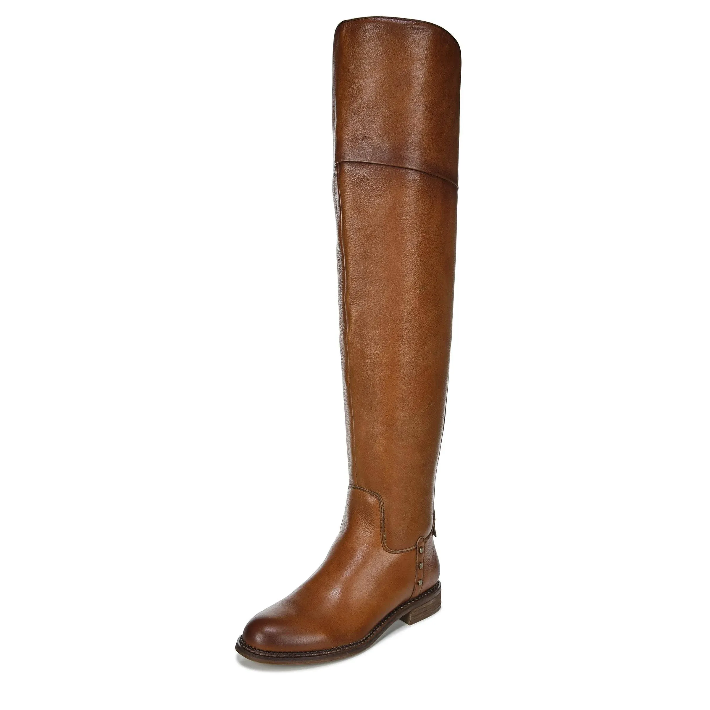 Franco Sarto Haleen Wide Calf Over-The-Knee Boots - Cognac Leather