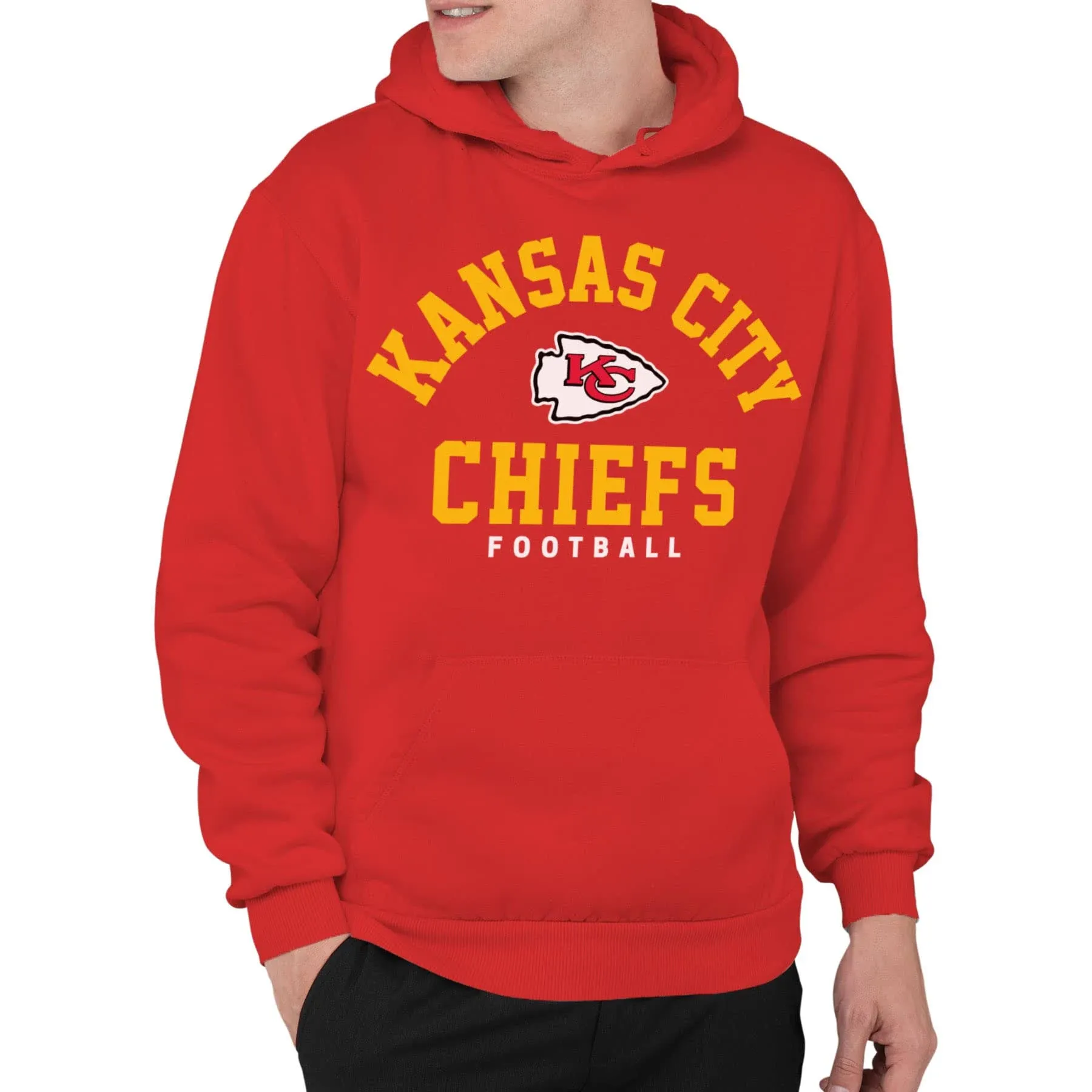 Clothing x NFL - Kansas City Chiefs - Classic Team Logo - Unisex Adult Pullov...