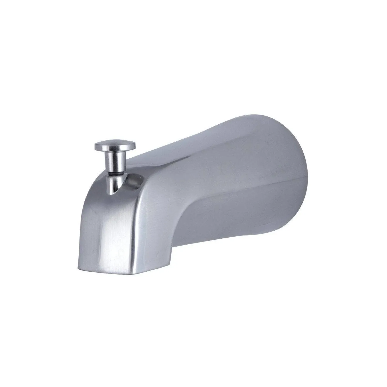 Kingston Brass K1213a8 Rear Threaded Tub Spout with Top Diverter, Brushed Nickel