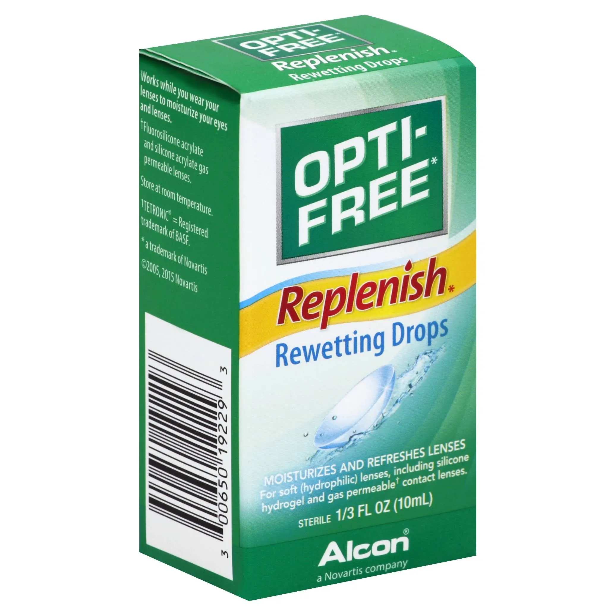 Opti Free Replenish Rewetting Drops - 0.33 fl oz