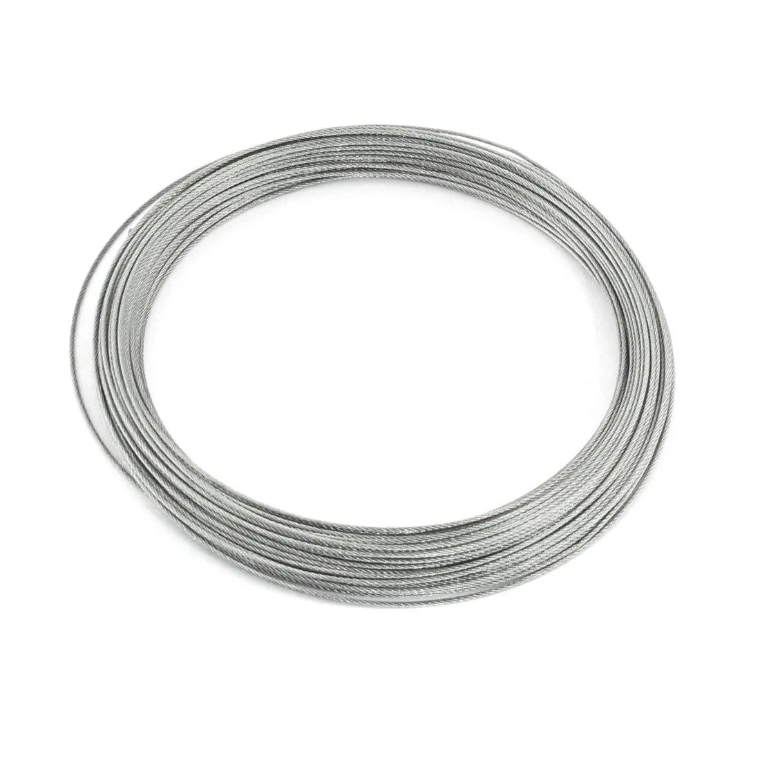 Uxcell 1mm Dia 7x7 25m Long Flexible Stainless Steel Wire Cable for Grind