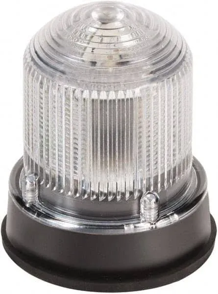 Edwards Signaling 125Xbr Class Xtra-Brite LED Dual-Mode Beacon Red Lens Black Base 120VAC (125XBRMR120AB)