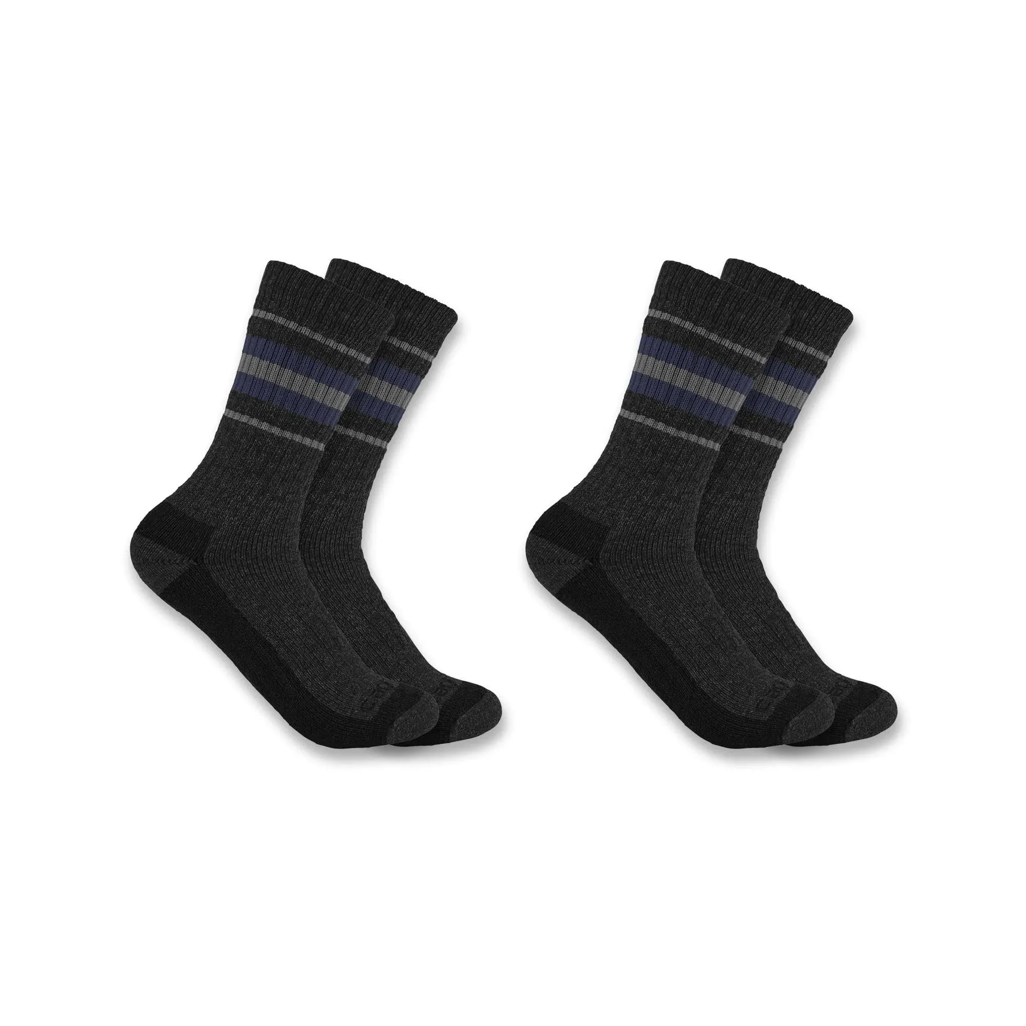 Carhartt SC8212W Women's Heavyweight Synthetic-Wool Blend Crew Sock 2-Pack ...