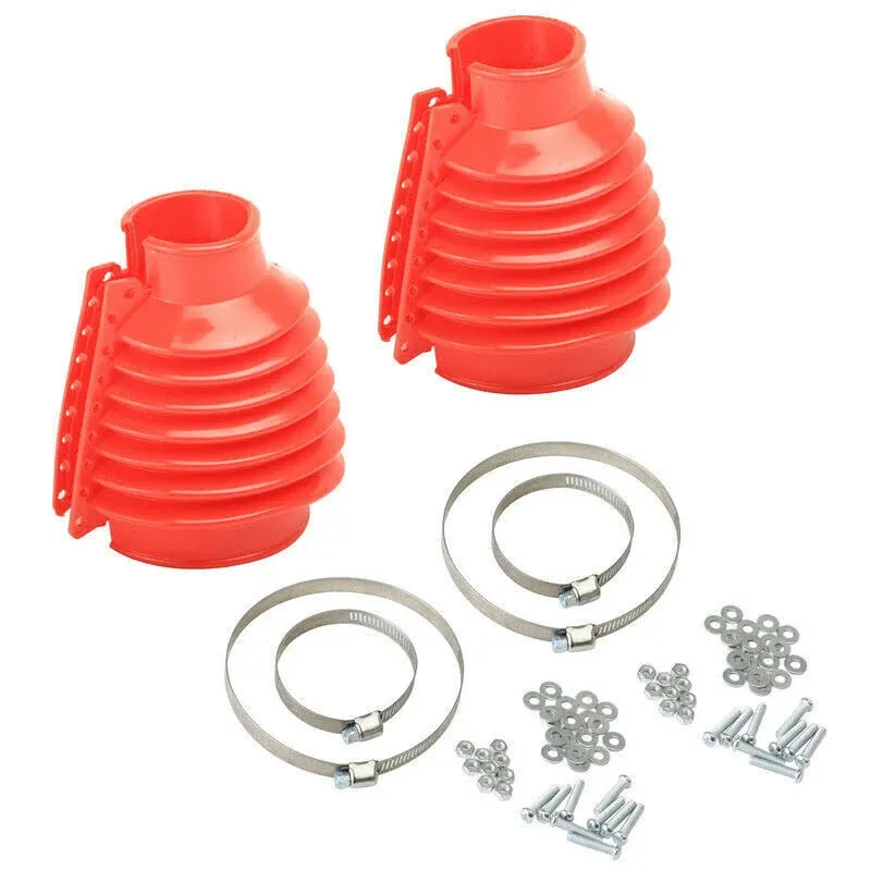 Swing Axle Boot, Red, for Beetle & Ghia 48-68, Pair, Compatible with Dune Buggy