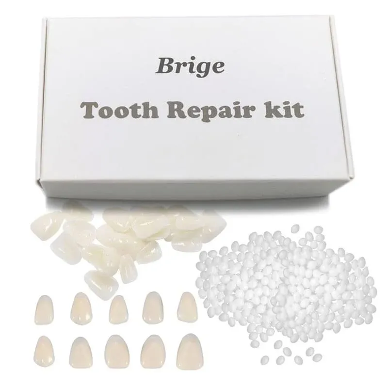 Brige Temporary Tooth Repair kit for Filling The Missing Broken Tooth and Gaps-Moldable Fake Teeth and Thermal Beads Replacement Kit