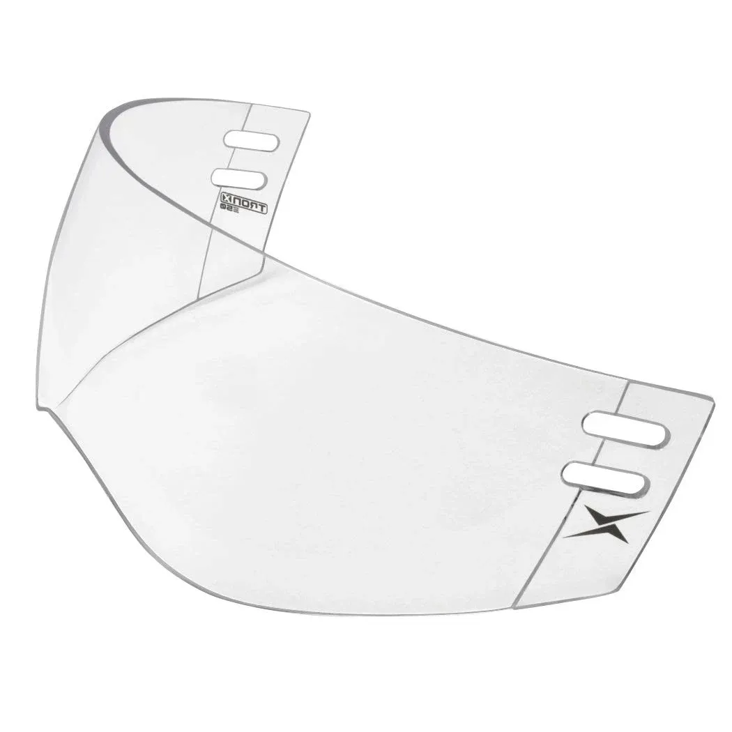 TronX S50 Anti-Scratch/Anti-Fog Hockey Helmet Visor (Clear)