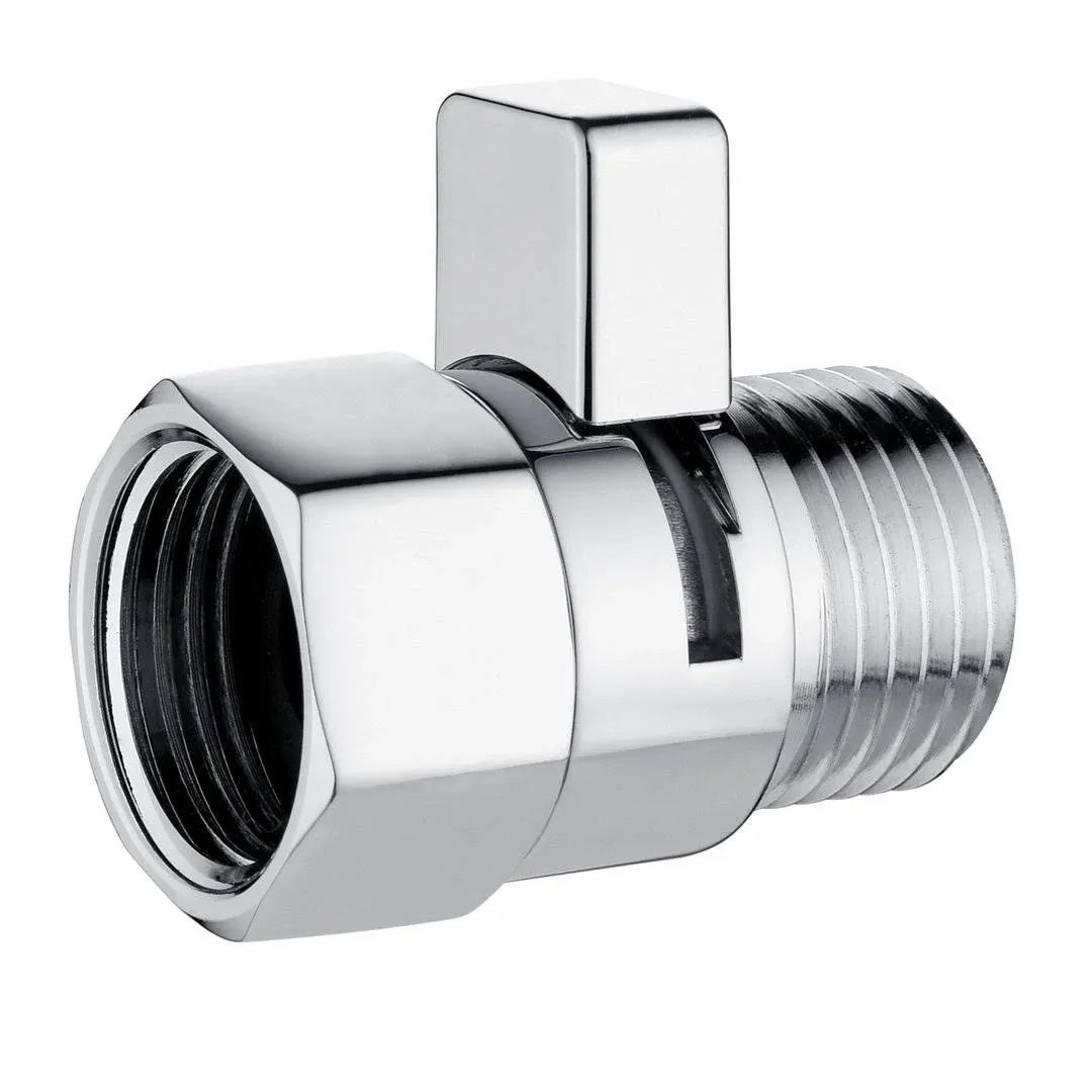 Bright Showers BBA2216-01 Water Flow Control Valve, Brass Shower Head Shut Off ...