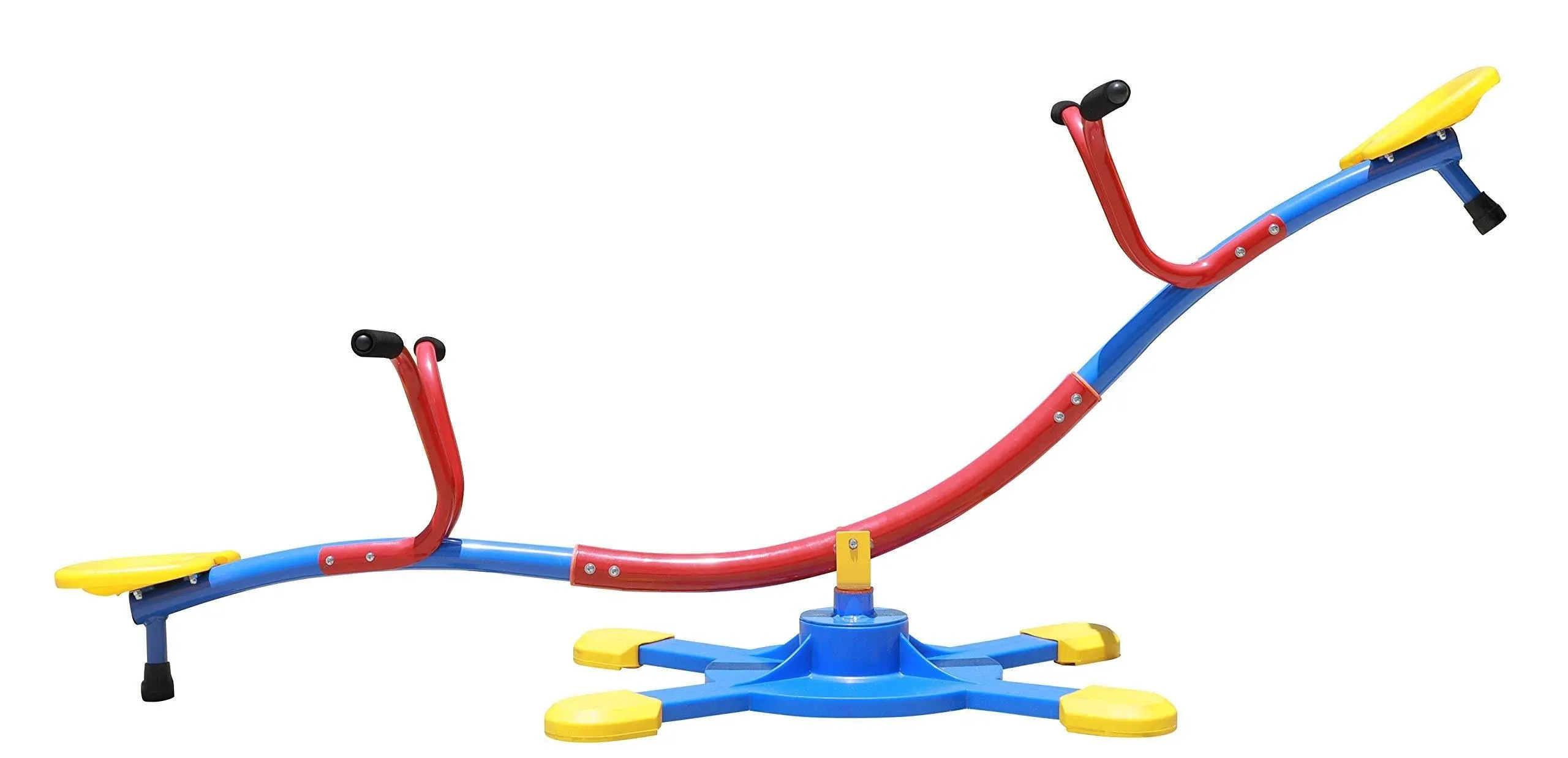 Platports Kids Outdoor Backyard Playground Seesaw: Swivels and Rotates 360 ...