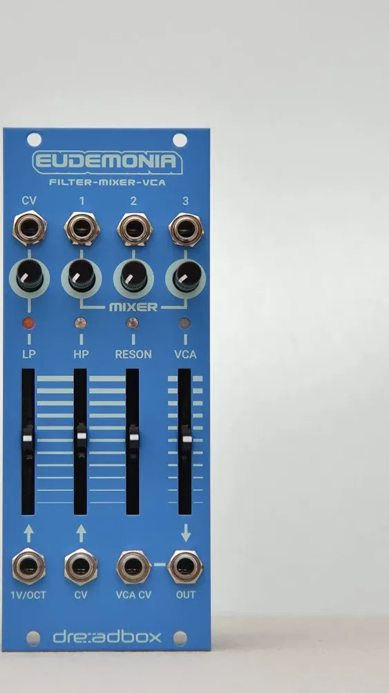 Dreadbox Eudemonia Dual Filter, Mixer & VCA Eurorack Module