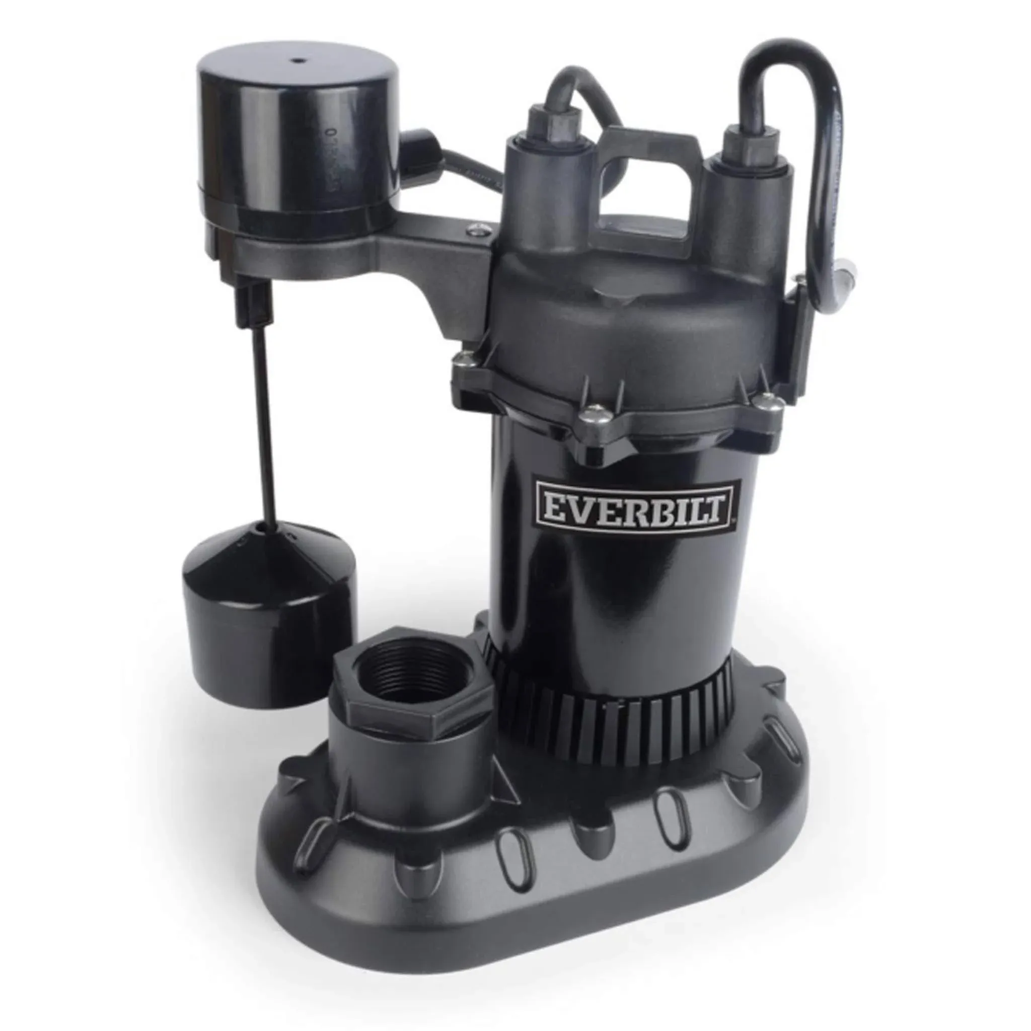 EVERBILT SUBMERSIBLE SUMP PUMP 1/2 Hp HDPS50W W/ TETHERED FLOAT SWITCH NEW OB