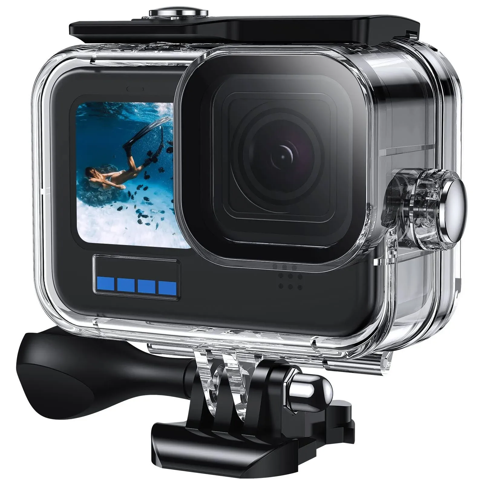 Waterproof Housing Case for GoPro Hero 10 / 9 Black (2021) 196FT/60M 