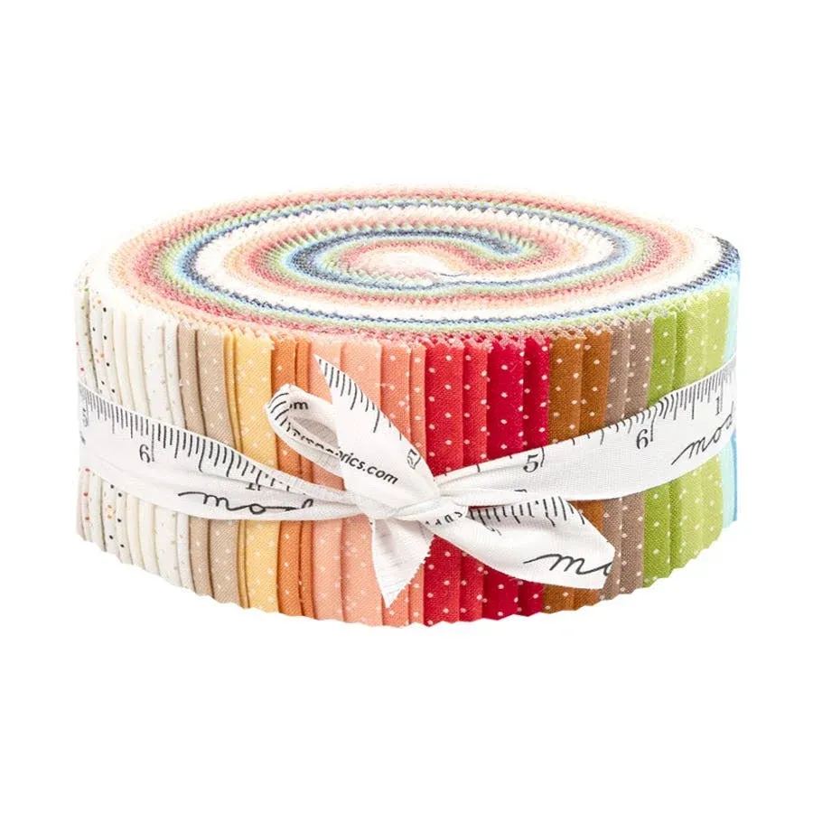 Eyelet Jelly Roll  by Fig Tree for Moda Fabrics | 20488JR | In Stock Shipping Now