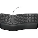 Kensington Pro Fit K75400US Black USB Wired Ergonomic Keyboard