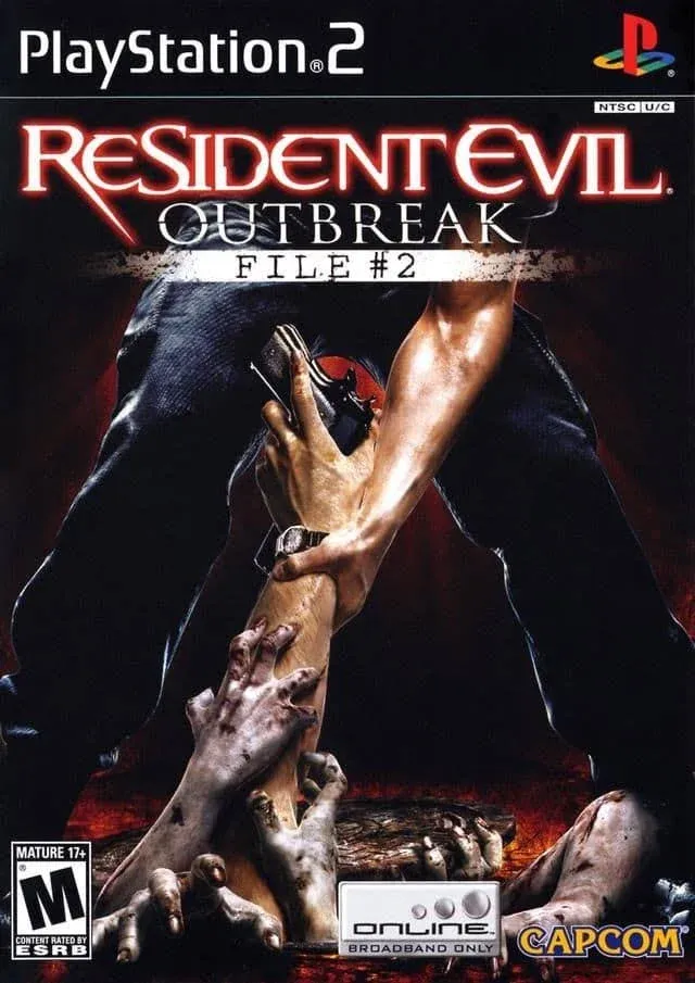 Resident Evil Outbreak Playstation 2 Game, Case, Manual (Complete)