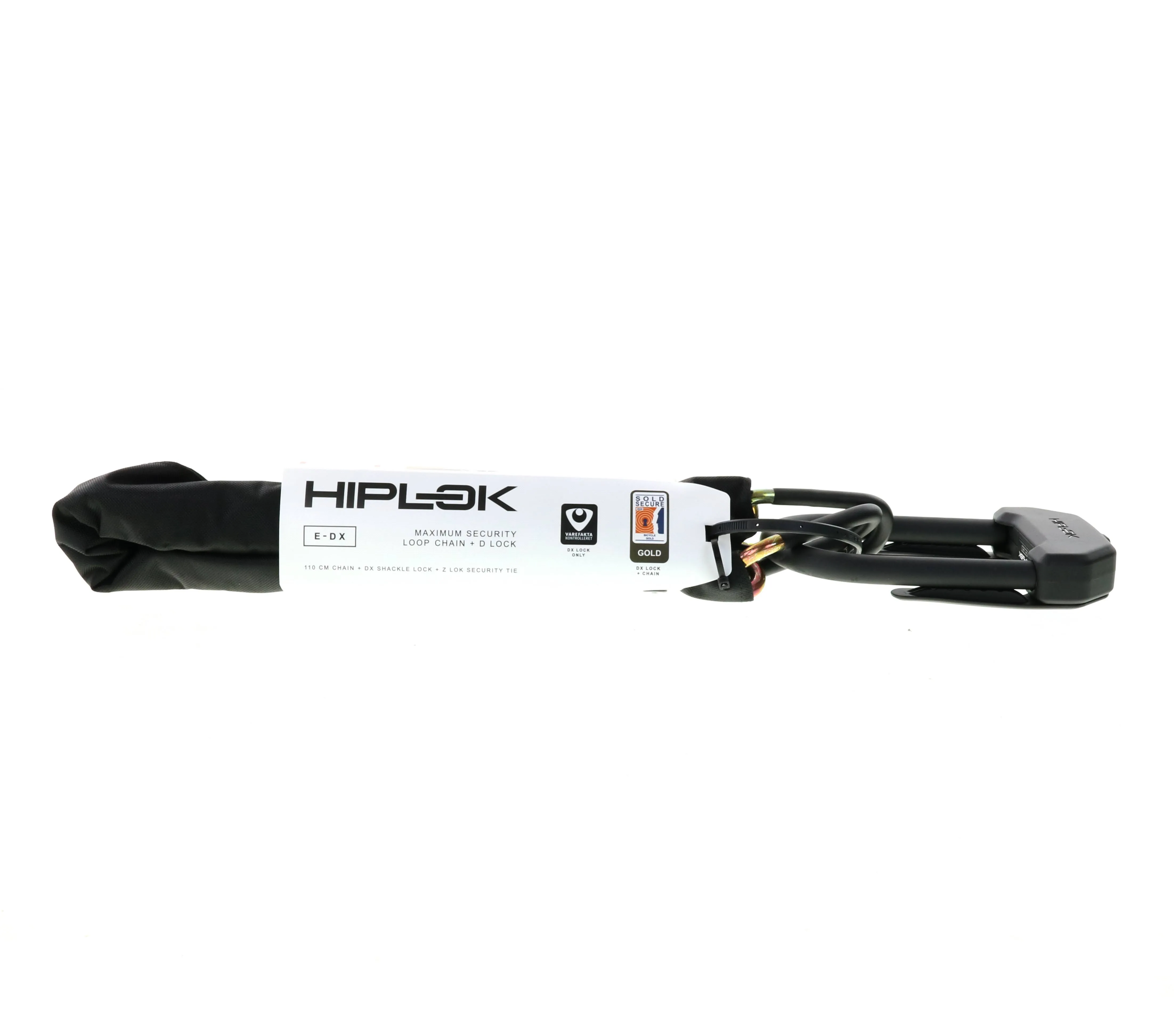 Hiplok E-DX Chain Lock Black 14 mm