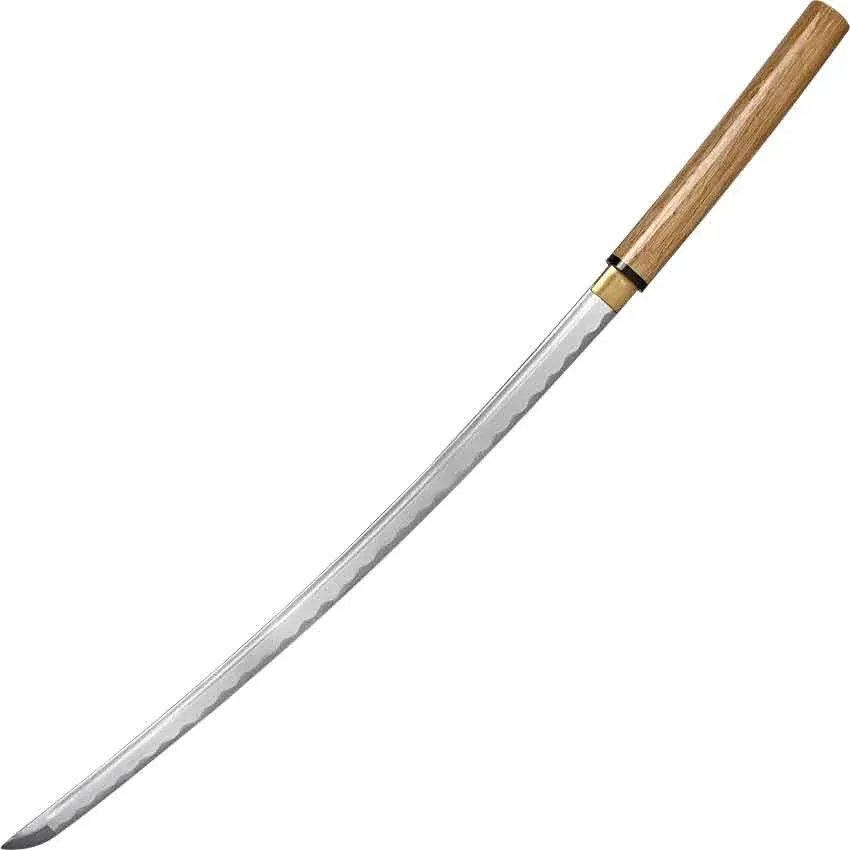 F-906-WD Handmade Japanese Shirasaya Samurai Katana Sword Sharp, 40", Wooden