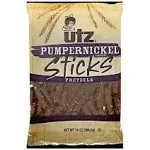 Utz Quality Foods Pumpernickel Sticks Pretzels, 14 oz. (396.6g) Bags (6 Bags)