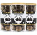 Harmoni USDA Organic Black Garlic Black Pearl Garlic Jar