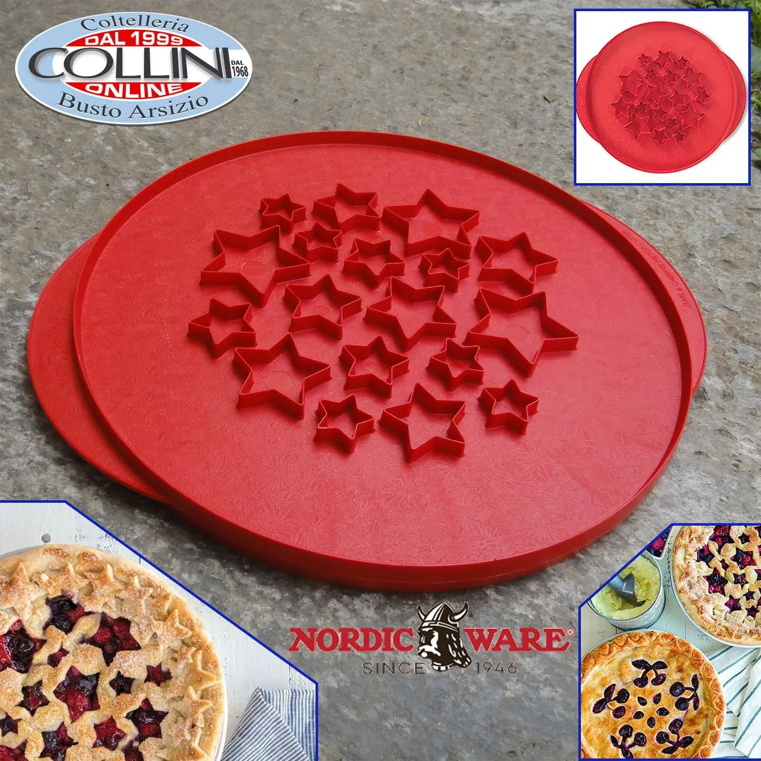 Nordic Ware Stars & Cherries Pie Top Cutter