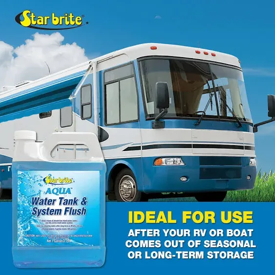 STAR BRITE Aqua Water Tank &amp; System Flush - Deep Cleans &amp; Deodorizes Fresh Water