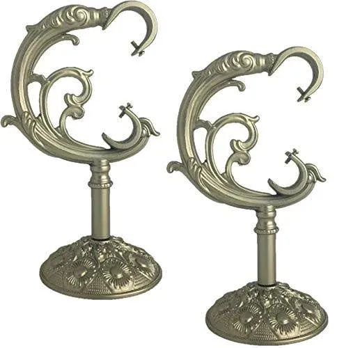 TEJATAN - Double Curtain Rod Brackets Vintage Design