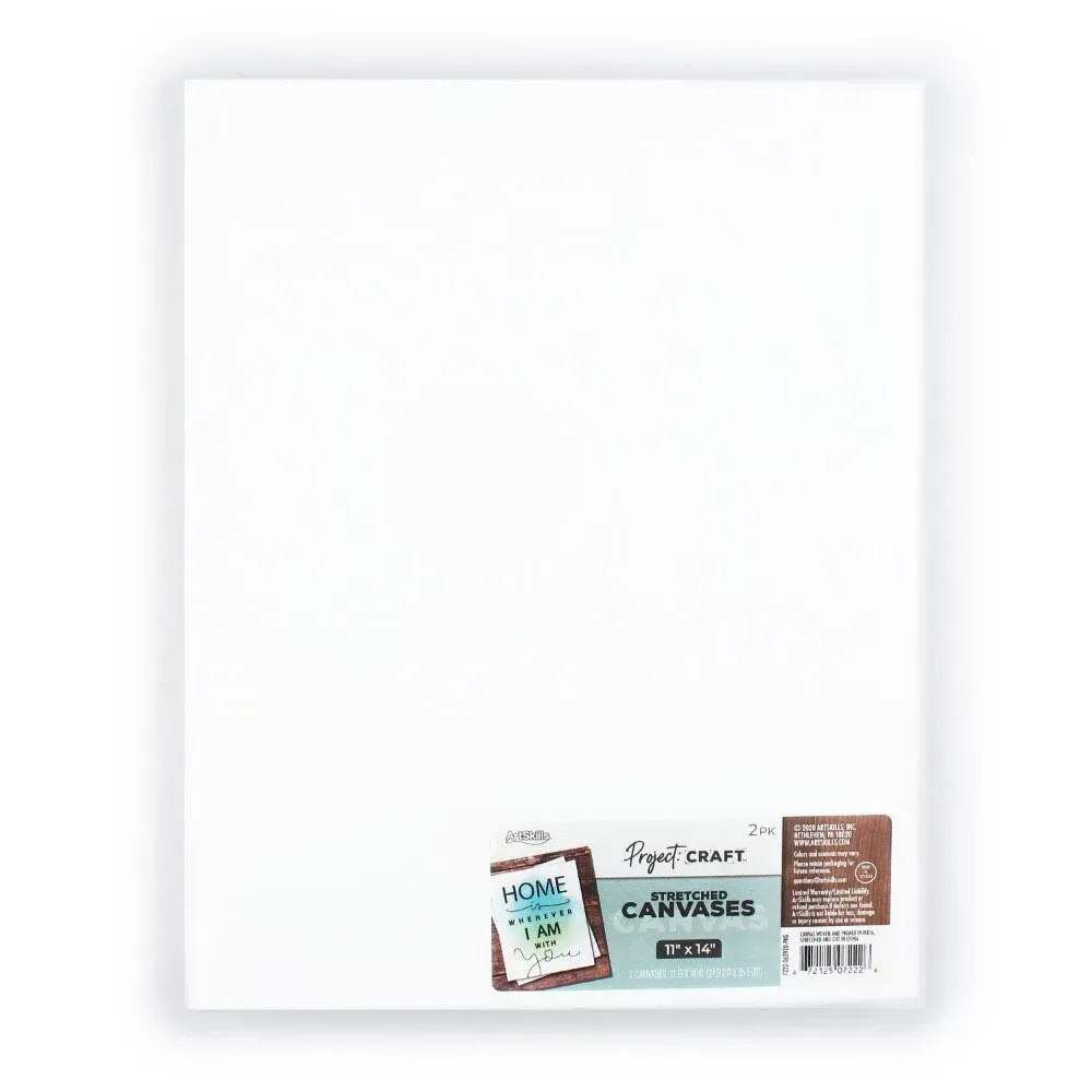 Stretched Canvases for Painting, 11x14 Canvas Painting Supplies for Artists, ...