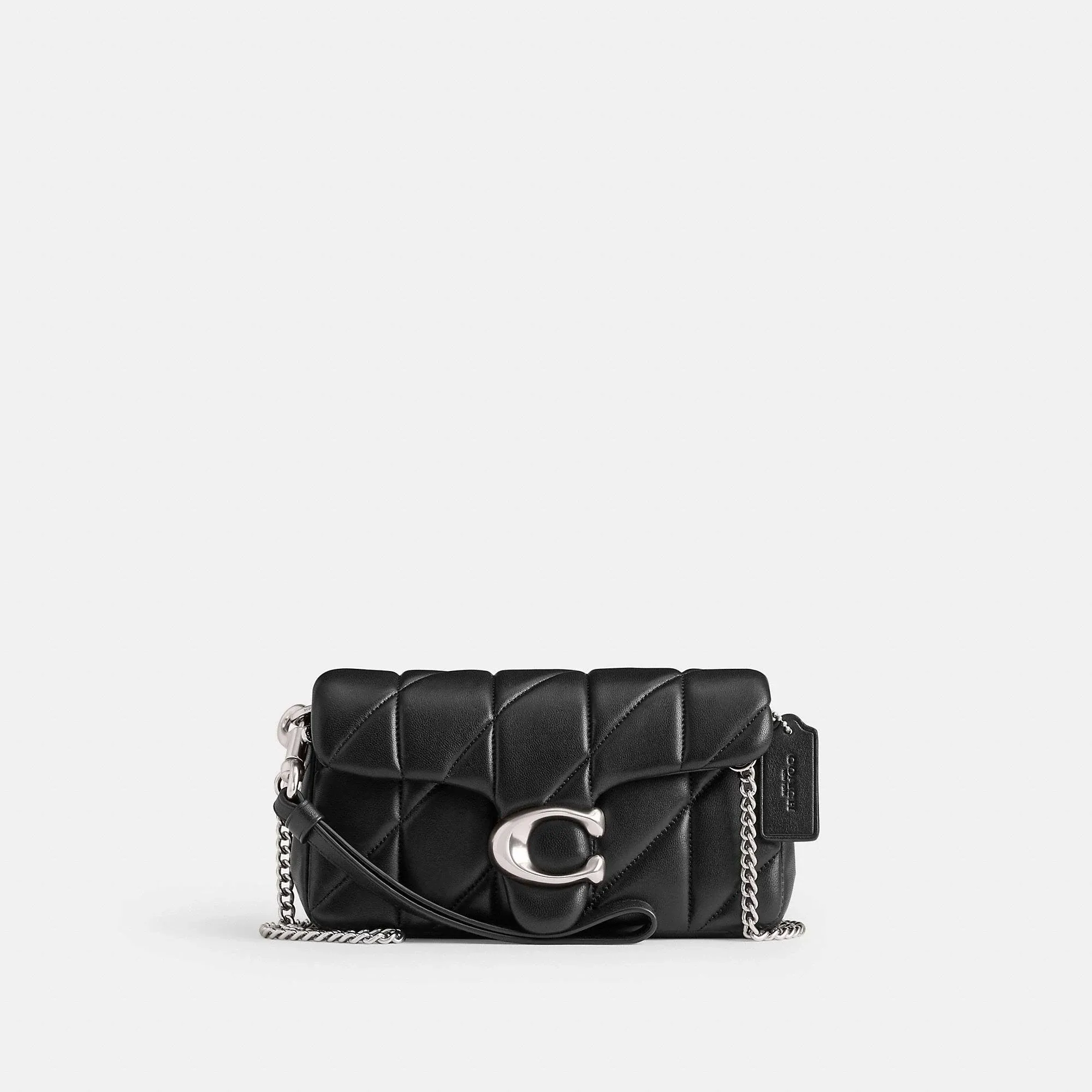 Coach Wristlet à bandoulière Tabby Argent/Noir Female One Size