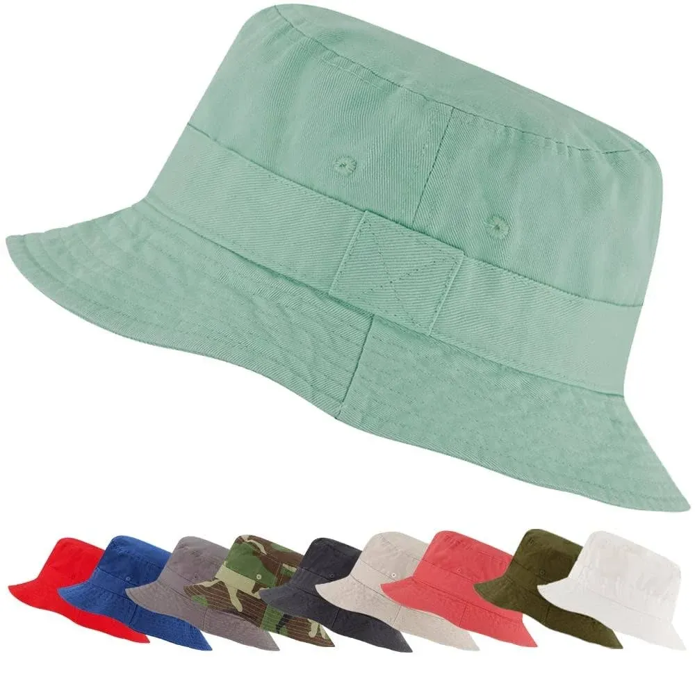 Market & Layne Bucket Hat for Men, Women, and Teens, Adult Packable Bucket Hats ...