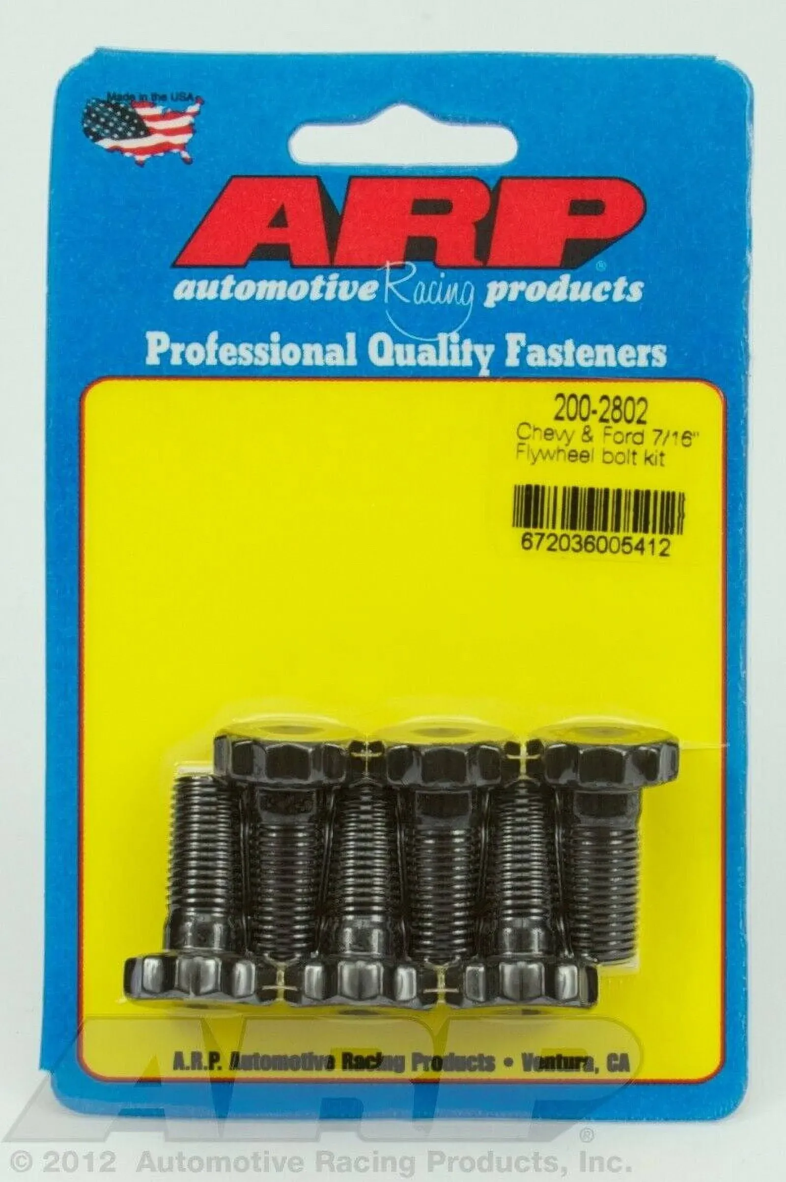 Flywheel Bolt Kit; Pro Series; 8Pieces