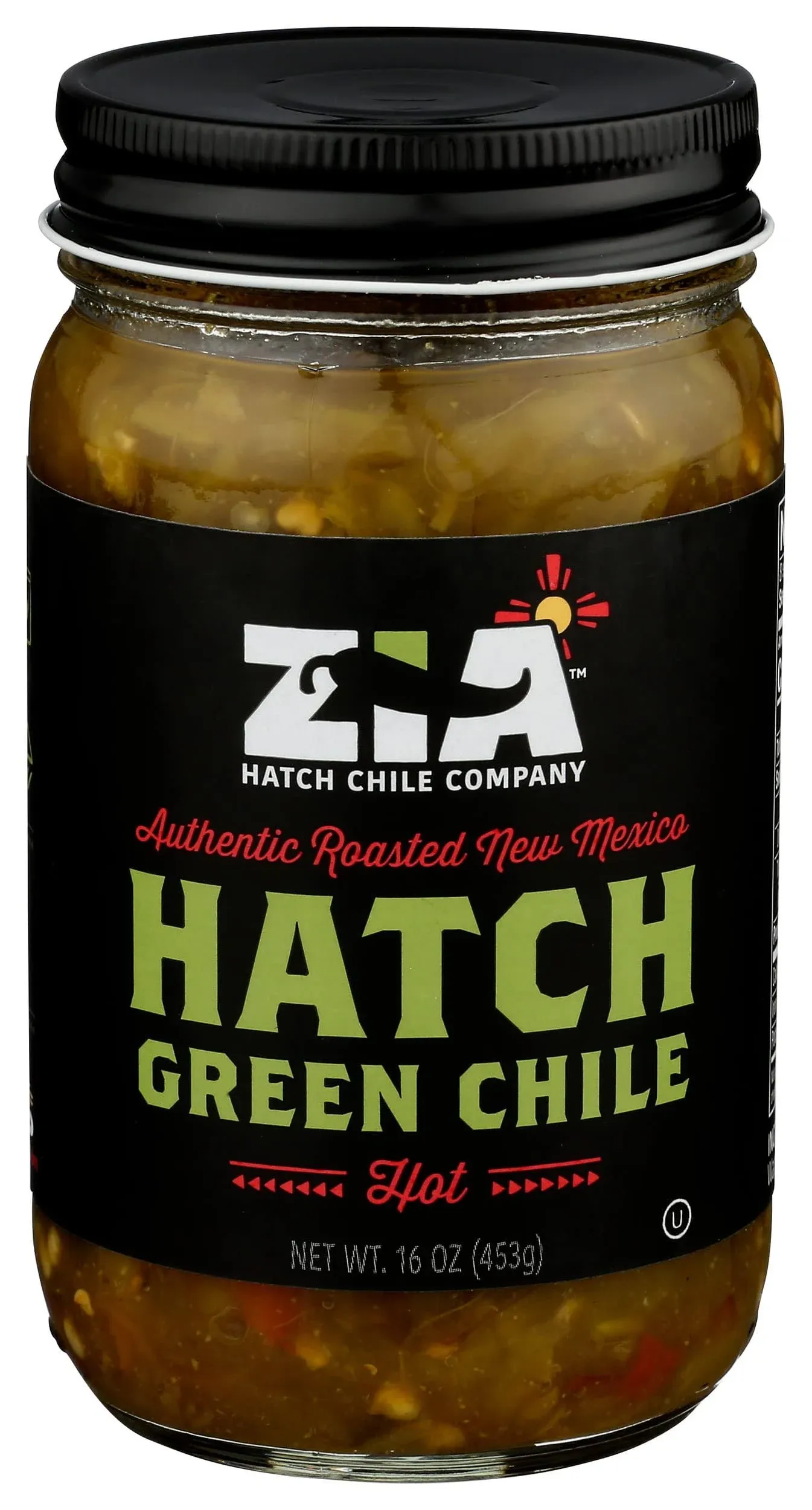 ZIA HATCH CHILE COMPANY: Hatch Green Chile Hot, 16 oz