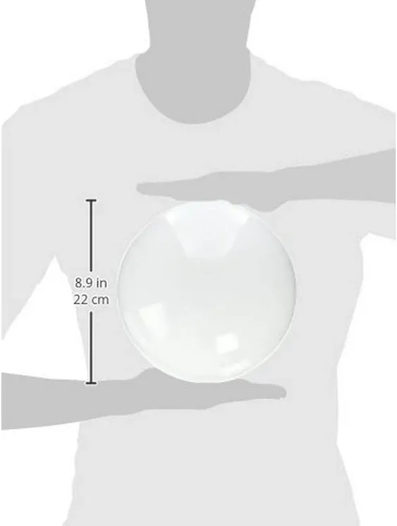 Westinghouse 8557100 Light Shade, 8 in Dia, Globe, Glass, White, Gloss