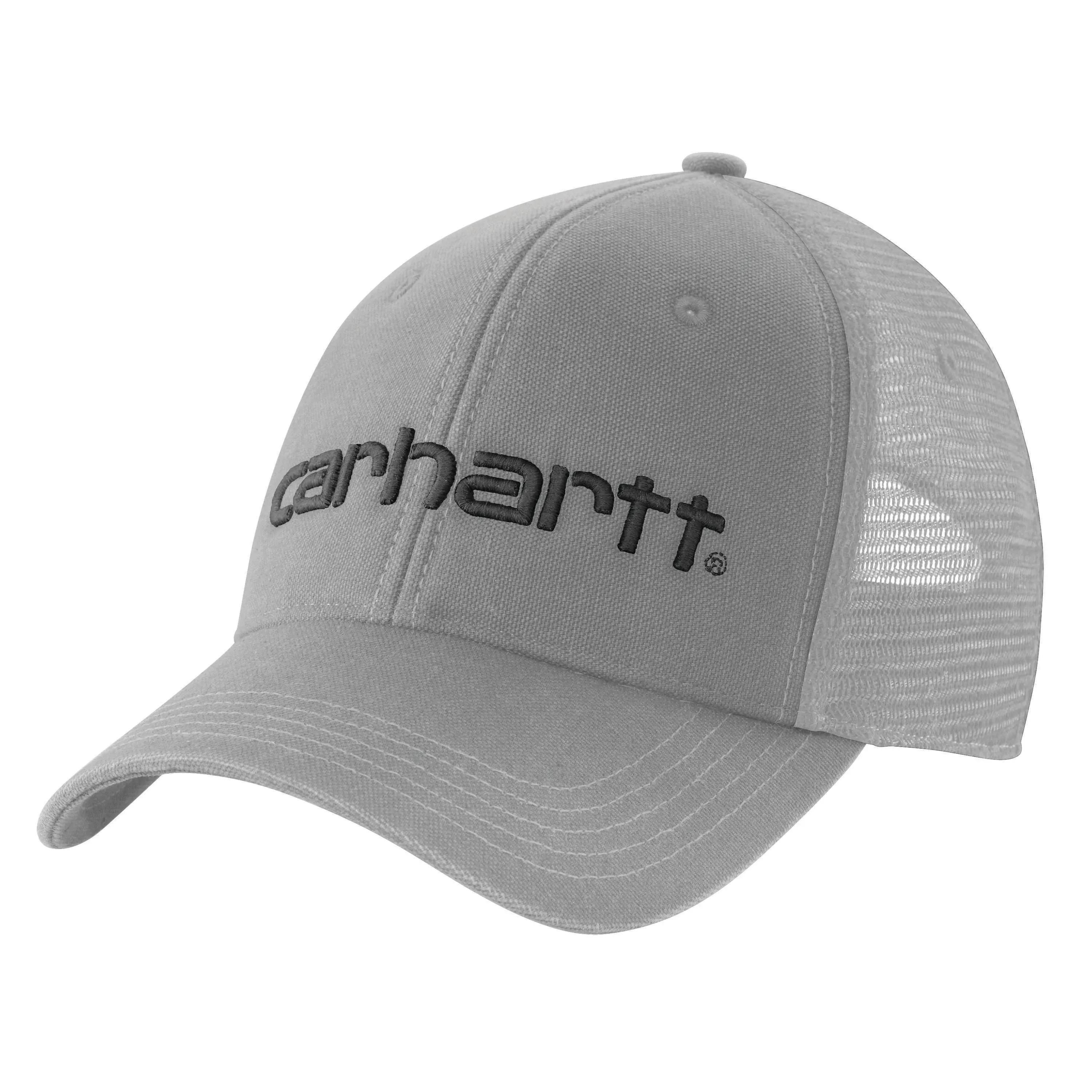 Carhartt Asphalt Canvas Mesh Back Logo Graphic Cap