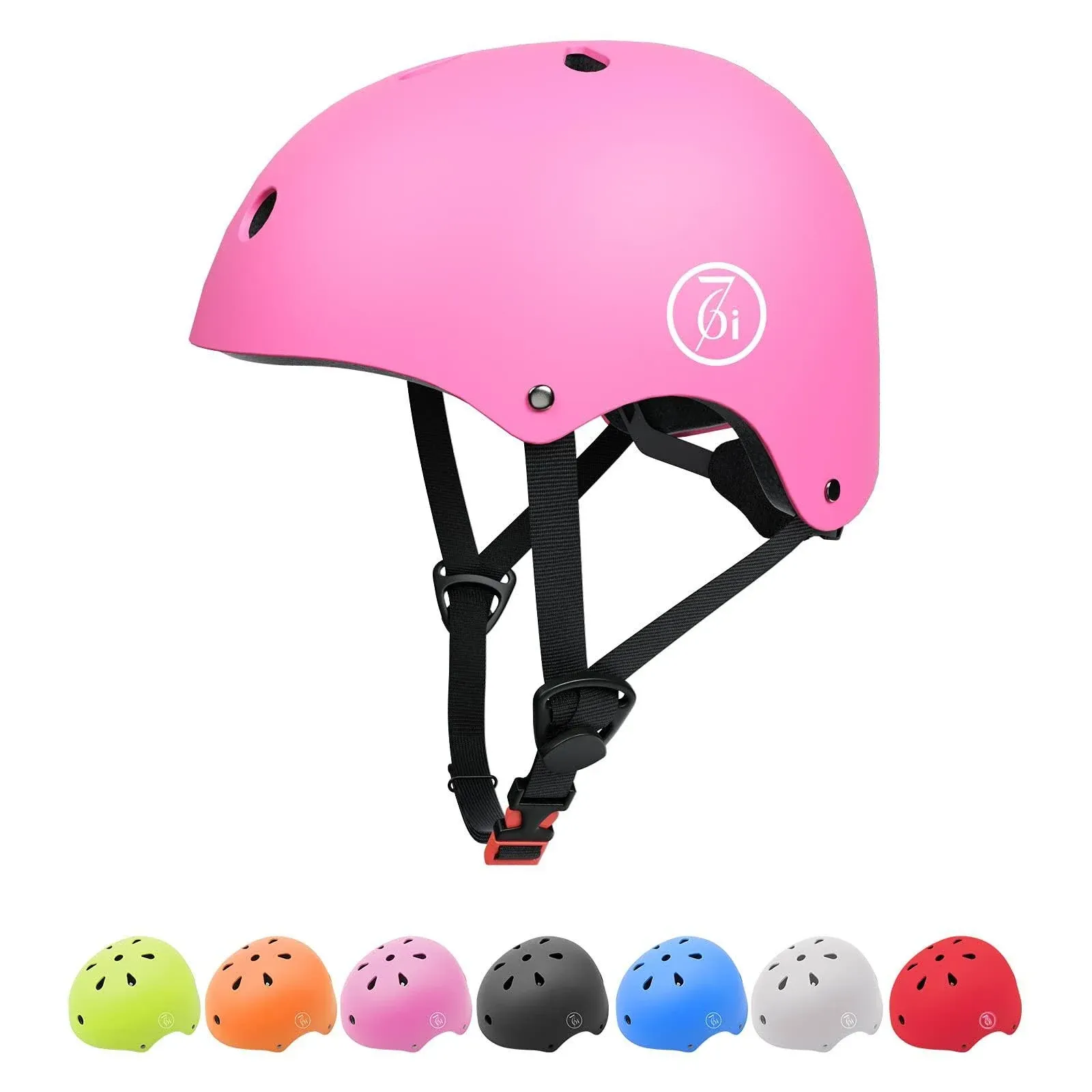 67i Bike Helmet Skateboard Helmet for Adult Cycling Bicycle Scooter Helmets for Men Women Adjustable Roller Skate Helmet for Multi-Sport Bicycle Scooter Inline Rollerblading Cycling Skateboarding