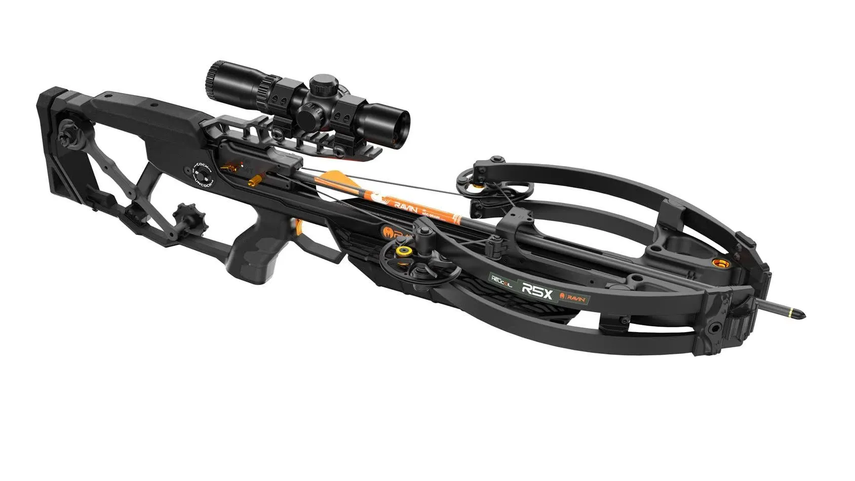 Ravin R5X Crossbow Package UPGRADE w/ Slilent crank &amp; Adjustable stock 410fps 