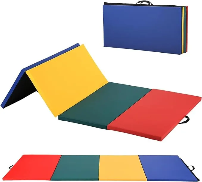 Gymnastics Mat Exercise Folding Panel Gymnastics Mat Gym Fitness Exer