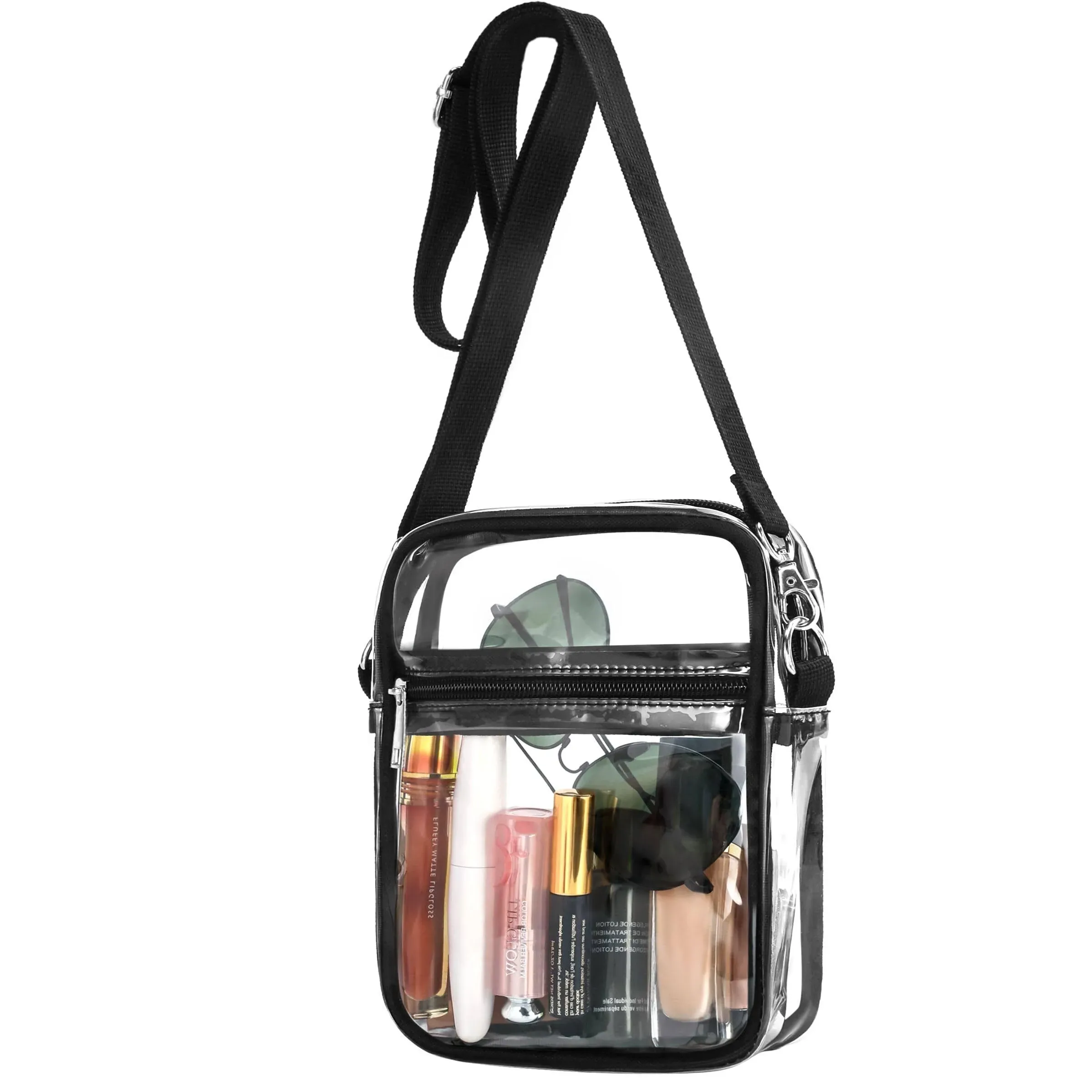 LWWTBS Clear Crossbody Purse Bag Stadium Approved Clear Purse for Concert Sports ...