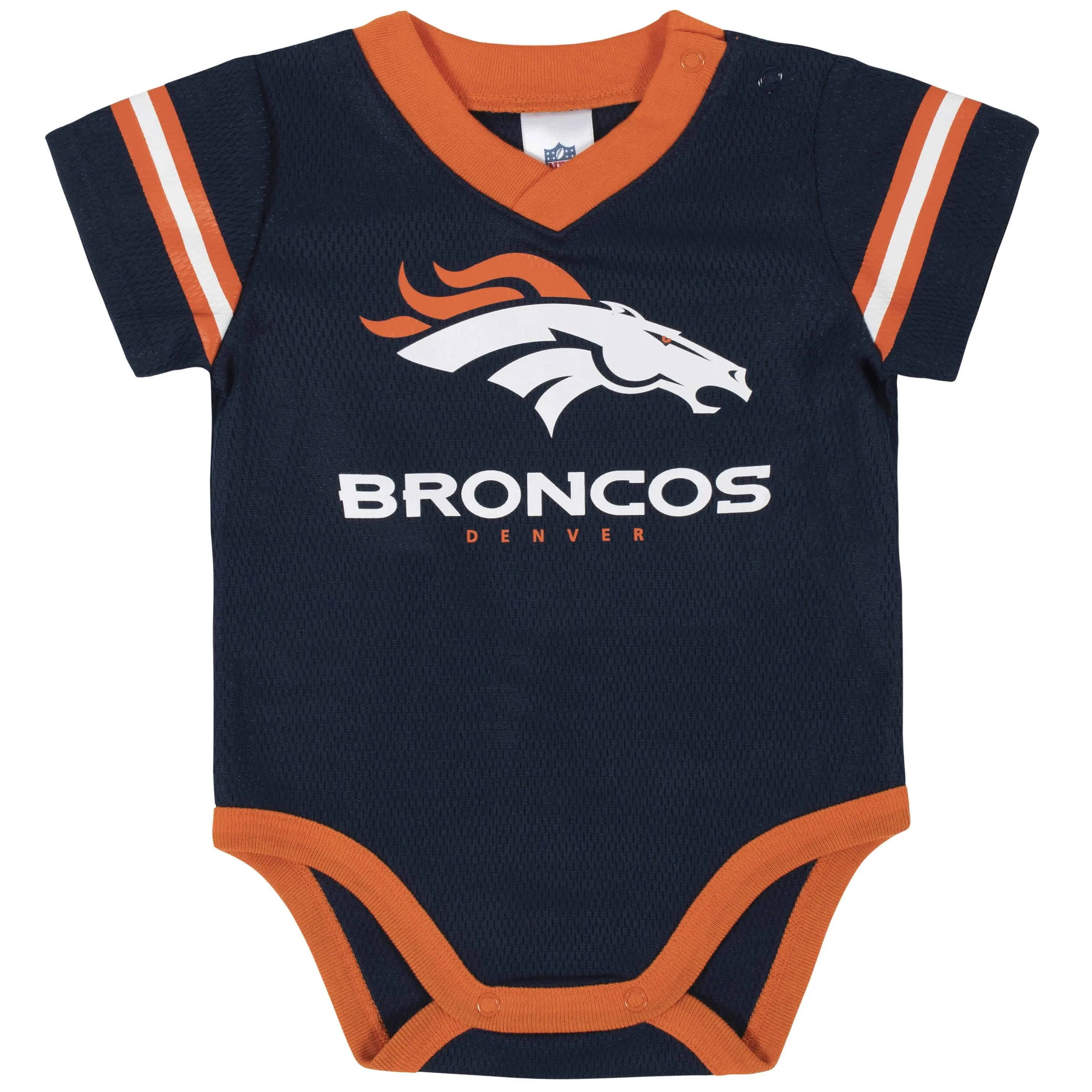 NFL Baby Boys Denver Broncos Jersey Bodysuit - 0-3mo