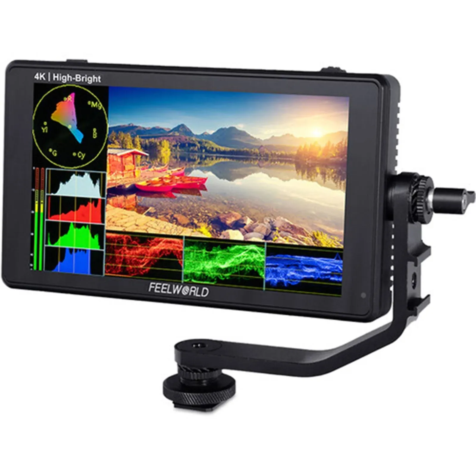 FEELWORLD LUT6E 6 inch On Camera Monitor Bright Touch LCD 3D LUT HDMI